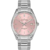 Jacques Lemans 50-4G Quarz Damenuhr Derby Edelstahl/Rosa