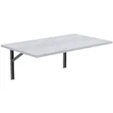 AKKE Klapptisch, Wandklapptisch Wandtisch Küchentisch Schreibtisch Hängetisch 2mm PVC 60 cm x 90 cm