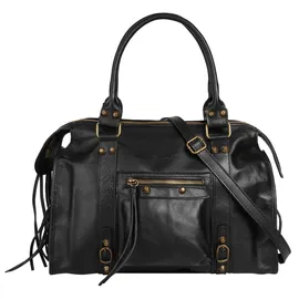 forty Shopper Leder Schwarz