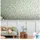 Livingwalls DesignDrop Vliestapete 32 cm x 10 m 1 St Grün/Weiß 784541