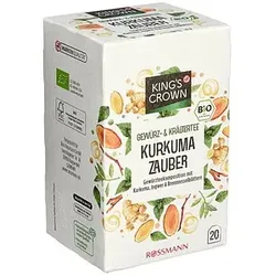 KING’S CROWN Kurkuma Zauber Bio-Tee 20 Teebeutel à 1,75 g