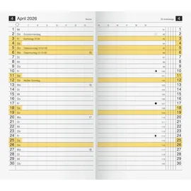 Rido Ersatzkalender M-Planer grau 2026
