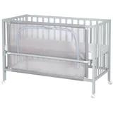 roba Room Bed safe asleep Beistellbett taupe inkl. Komplettset little stars