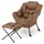 Costway Relaxsessel mit Hocker Polyester 0 x 0 x 0 cm Braun