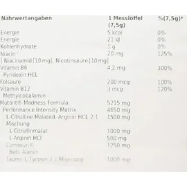 Mutant Madness Roadside Lemonade Pulver 275 g