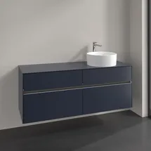 Villeroy & Boch Waschtischunterschrank 4 Auszüge 140 x 54,8 x 50 cm Marine Blue