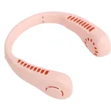 Tragbarer Nackenventilator Mit Usb-aufladung, Komfortabel Und Ohne Rotorblätter, Ideal Für Sommerliche Reisen Im Freien (rosa).