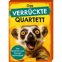 arsEdition Das verrückte Quartett: Tier-Quartett und Trumpf-Kartenspiel