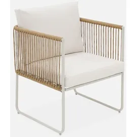sweeek Loungeset 4 Sitzplätze Weiß