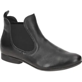THINK! Damen GUAD_3-000414 nachhaltige, leder gefütterte Chelsea-Boots, 0000 schwarz 41,5