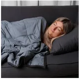 your GEAR Gewichtsdecke 135x200 cm – Therapiedecke 9 kg aus 100% Baumwolle – Schwere Anti-Stress Decke für Erwachsene – Schlafhilfe Gravity Blanket