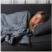 your GEAR Gewichtsdecke 135x200 cm – Therapiedecke 9 kg aus 100% Baumwolle – Schwere Anti-Stress Decke für Erwachsene – Schlafhilfe Gravity Blanket