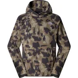 The North Face Herren Ma Fleece Print Hoodie (Größe L, grau)