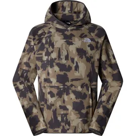 The North Face Herren Ma Fleece Print Hoodie (Größe L, grau)