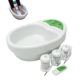 Royal SpaFuß-Elektrolyse-Bad mit Fernbedienung I Ion Cleanser Fuß-Bad Komplett-Set I Ionen-Fußbad I Fußpflege-Becken-Set I electrolysis Footspa Bath with remote