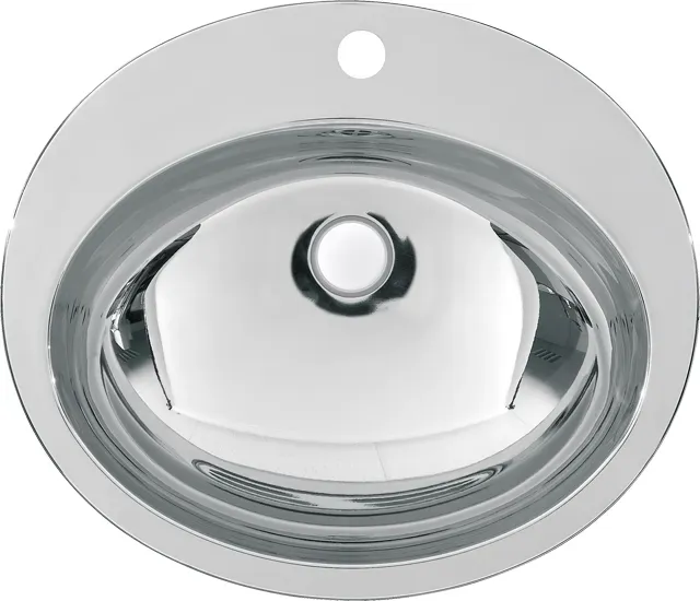 KWC Professional Rondo Einlege- und Unterbaubecken RNDX451-O - Edelstahl matt