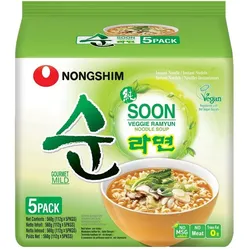 NongShim Veggie Ramyun Instantnudeln 112g 5er Pack