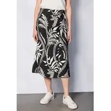 street one studio Maxirock Damen Floral Schwarz 36