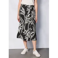 street one studio Maxirock Damen Floral Schwarz 36