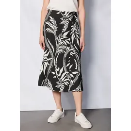 street one studio Maxirock Damen Floral Schwarz 36