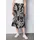 street one studio Maxirock Damen Floral Schwarz 36