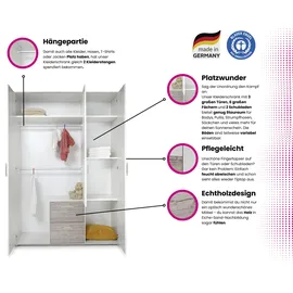 OTTO home Jugendzimmer-Set OTTO HOME "Set »Rieke«, viel Stauraum", beige, B/H: 90cm x 200cm, Holzwerkstoff, Schlafzimmermöbel-Sets, Hochbett, Etagenbett, Ablagefach unter dem Bett, Blauer Engel