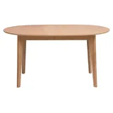 miliboo Ovaler Ausziehtisch 150-200 x 76 x 90 cm Eiche
