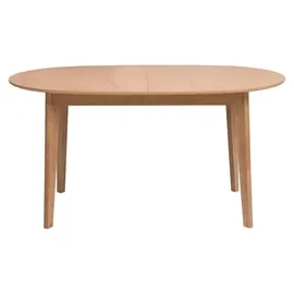 miliboo Ovaler Ausziehtisch 150-200 x 76 x 90 cm Eiche