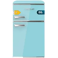 Cecotec Bolero CoolMarket 2D Origin 86 Retro-Kühlschrank (86 l, 893 mm hoch, Blau)