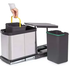 Emuca Recycle Inox 24 l Weiß