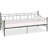 vidaXL Tagesbett 90 x 200 cm Grau