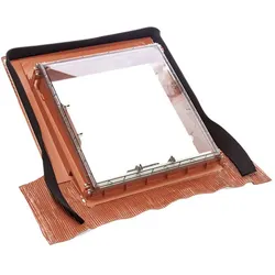 BRAAS Ausstiegsfenster Luminex rot Universal-Lichtkuppel Fenster