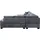 Atlantic Home Collection Wohnlandschaft Miron, U-Form, Breite: 332cm, weicher XXL-Cordbezug, inklusive 6 Zierkissen grau