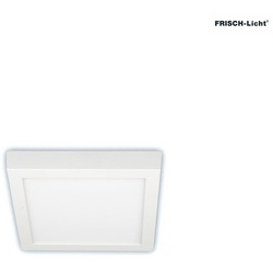 Frisch-Licht LED Aufbau-Downlight, IP20, quadratisch, opal, schaltbar, weiß, 30x30cm, 24W 4000K 1900lm FL-ADLQ2235A.1984