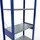 Schulte Lagertechnik Fachbodenregal Metall 2500 x 750 x 400 mm enzianblau/verzinkt 6 Fachböden