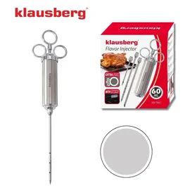 Klausberg Bratenspritze Stahlspritze Fleisch Marinieren Pökeln Spritze 60ml KLAUSBERG KB-7842