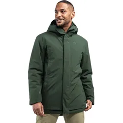 Schöffel Winter-Parka Urban Insulated Style Crivat Parka (wasserdicht, 2-Wege-Stretch) dunkelgrün Herren