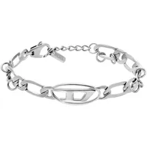 Diesel Oval D Logo Armband silber DX1599040 Größe Unisex