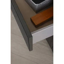 Rauch Nachtkommode Flipp Glas Basalt