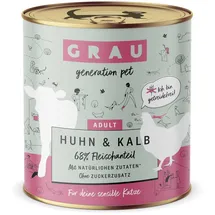 Grau Adult Getreidefrei Huhn & Kalb 12 x 800 g