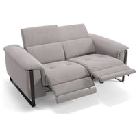 Sofanella 2-Sitzer Stoff Vienna, Relaxsofa, Designsofa, Designer Couch, Italienisches Sofa, 2er Sofa grau