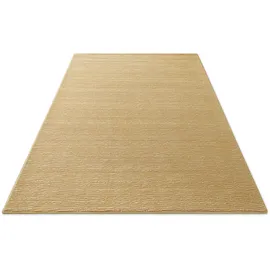 WECON HOME Teppich WECON HOME "Castello ONE", sand beige, B:200cm H:7mm L:300cm, Schurwolle, Teppiche, Teppich, Schurwolle, Kurzflor mit Hoch-Tief-Effekt, Wohnzimmer, Streifenmuster