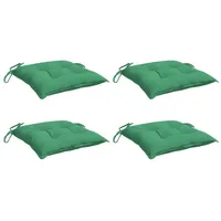 VidaXL Stuhlkissen 4 Stk. Grün 40x40x7 cm Oxford-Gewebe