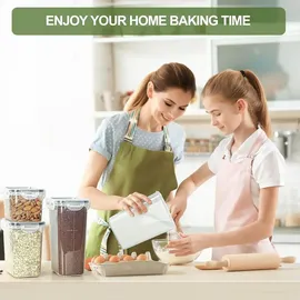 luxuskollektion Vorratsdosen 8-teilig luftdicht 14 l