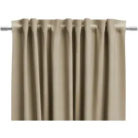 Neutex for you! Vorhang nach Maß NEUTEX FOR YOU "VELVETDREAM", beige (leinen), B:137cm H:135cm, Jacquard, Obermaterial: 100% Polyester, Gardinen nach Maß, Uni Blackout mit samtiger Oberfläche