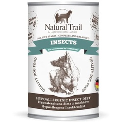 350g NATURAL TRAIL INSECTS Insekten Protein, MONOPROTEIN Hundefutter Nassfutter Dose (0,35kg)