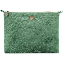 Pip Studio Flaches Necessaire Gross Quiltey Days Grün