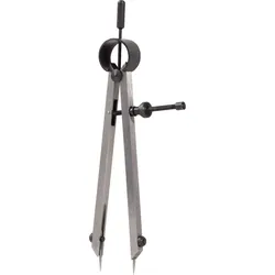 KS TOOLS Präzisions-Feder-Spitzzirkel mit auswechselbaren Spitzen, 190mm ( 300.0431 )