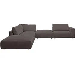 Musterring Ecksofa »LUCIA L-Form«, in vielen Qualitäten und 4 verschieden Nähten Musterring espresso FLORIS