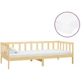 vidaXL Tagesbett mit Matratze 90x200 cm Kiefer Massivholz
